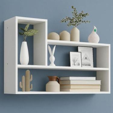 Imagem de Prateleira Nicho Mdf Grande 70x90x18cm Decoração Moderna Parede Sala/Q