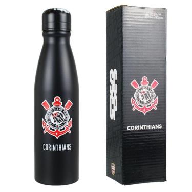 Imagem de Garrafa Redonda Alumínio 600ml - Corinthians-Unissex