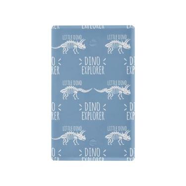 Imagem de SEHANY Capa de placa de parede com interruptor de luz engraçada de dinossauro, tamanho padrão e à prova de calor, placas decorativas para decoração de escritório doméstico (11,5 cm x 7 cm)