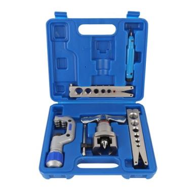 Imagem de aqxreight Kit de Ferramentas de Alargamento de Tubo, 5 Unidades, HVAC de Metal, Kit de Ferramentas de Alargamento Com Cortador de Tubo para 1/4 pol. 5/16 pol. 3/8 1/2 /8 3/4 de Trabalho