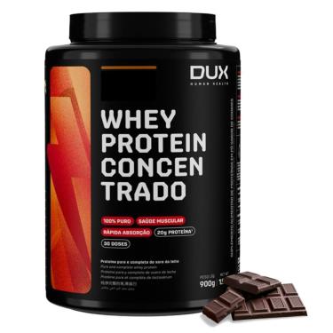 Imagem de Whey Protein Dux Nutrition Concentrado Dux Nutrition 900g Vários Sabores Alta Qualidade-Unissex