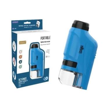 Imagem de Microscópio Portátil Para Crianças, Kit De Experimentos Científicos Pa