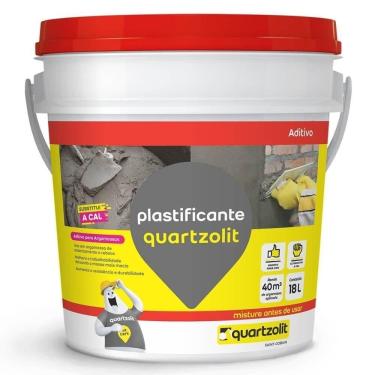 Imagem de Aditivo Plastificante 18 Litros - 30072.02.30.008 - Quartzolit Aditivo Plastificante 18lts Quartzolit