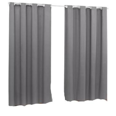 Imagem de Cortina Blackout 100% Tecido 10,00x2,70 Para Trilho Suíço - Ludatex, C