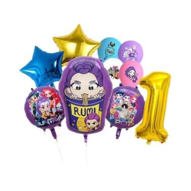 Imagem de Balões De Festa K-Pop Caçadores De Demônios Para Meninas, Conjunto De 