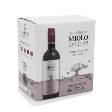 Imagem de Vinho Miolo Seleção Tinto Cabernet Merlot Bag In Box 3L