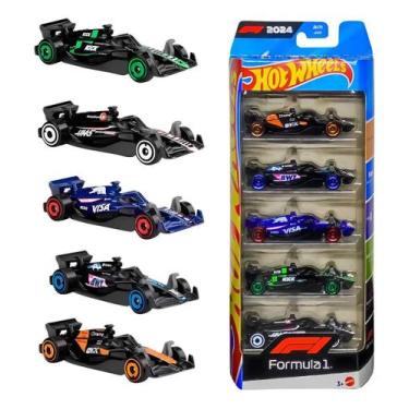 Imagem de Hot Wheels Pack COM 5 Carrinhos Edição Fórmula 1 2024 jgf58 - Mattel