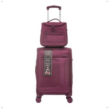Imagem de Kit Conjunto Combo Viagem Mala Média Ultralight Frasqueira - Tripx, Vi