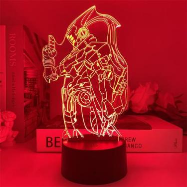 Imagem de Luz noturna LED 3D Lols Projects proíbe a mudança de cor - Yiweisai