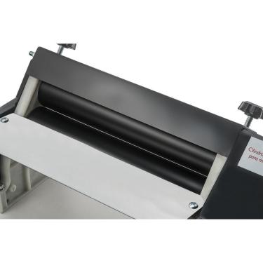 Imagem de Cilindro Laminador 17011 para Pasta Americana com Motor 1-4CV 110V e Cilindros Antiaderentes Preto Malta