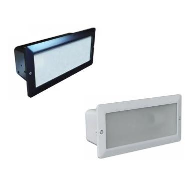 Imagem de Arandela 6100 Embutir S-grade Reta com Soquete E27 Branco Germany 232MM