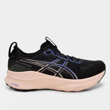 Imagem de Tênis Asics Gel Kayano 32 Feminino, Preto, Rosa, 35
