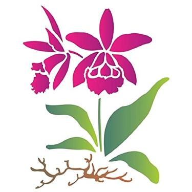 Imagem de Stencil de Acetato para Pintura OPA 20 x 25 cm - 1452 Orquidea