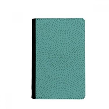 Imagem de Carteira com estampa azul circular linhas pontilhadas porta-passaporte Notecase Burse bolsa para cartão