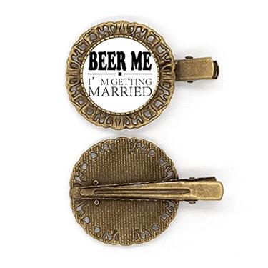 Imagem de Personal Status Marriage Beer Hairpin Broche Clipe de cabelo Presilha