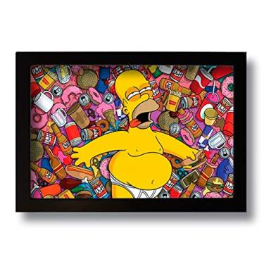 Imagem de Quadro Decorativo Homer Simpson Beer 33x43 cm