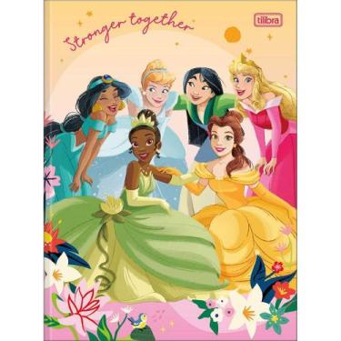 Imagem de Caderno Brochura Grande Princesas Disney 48 Folhas Tilibra - Tilibra