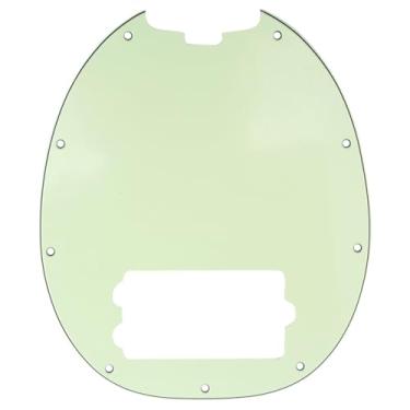 Imagem de Musiclily 9 Furos Escudo Baixo Pickguard para Musicman Stingray Bass 4 Cordas,3 Camadas Mint Green