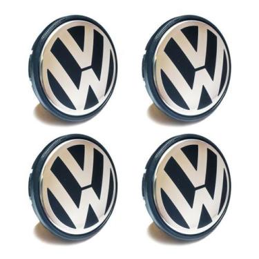 Imagem de Jogo Calota Meio Centro Roda Original Vw Gol G5 G6 Fox 56mm - GFM