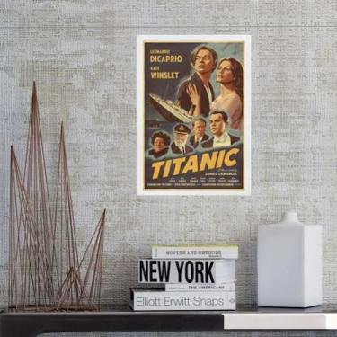 Imagem de Quadro Poster Do Filme Titanic 45X34Cm - Quadros On-Line