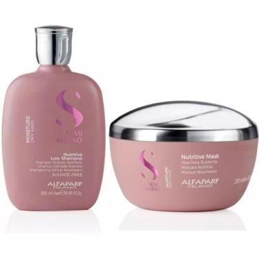 Imagem de Kit Shampoo Semi Di Lino Moisture 250Ml E Máscara De 200Ml - Alfaparf