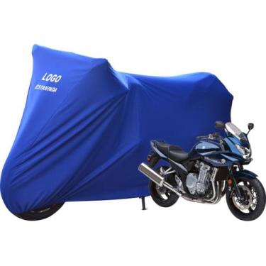 Imagem de Capa De Tecido Helanca Moto Suzuki Bandit 1250s Sob Medida - Mz, Azul