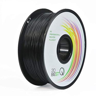 Imagem de 3D BEST-Q GF-PC (preenchido com fibra de vidro) Filamento de impressora 3D preto de 1,75 mm, N.W. 1 kg, alta dureza e resistência (preto)