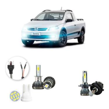 Imagem de Ultra Led Nano 22000lm Volkswagen Saveiro 2008-2012 H4 H3 - LUXLED y3,
