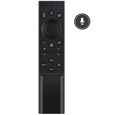 Imagem de BN59-01385D RMCSPB1EP1 Controle remoto de substituição de voz adequado para Samsung Smart TV QN43Q60AAFXZA, QN50LS03AAFXZA, QN50Q60AAFXZA, QN50QN90AAFXZA, QN55LS03AAFXZA, QN55Q60AAFXZA, QN55Q60AAFXZA