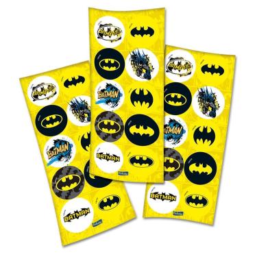 Imagem de Adesivo Redondo Para Lembrancinha Batman Geek - 30 Un.