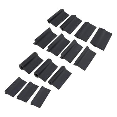 Imagem de Chinflly Kit de bloco de lixamento de contorno, conjunto de ferramentas de lixa de perfil sortido para marceneiros, automotivos, artesanato DIY, pacote com 14