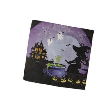 Imagem de Guardanapo De Papel Halloween Decorado 20 Unidades 33X33Cm Caldeirão