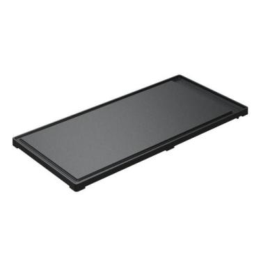 Imagem de Chapa Bifeteira Lisa Fogão Industrial Sobrepor Ferro 32x67cm - LIBANEZ