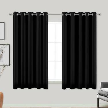 Imagem de Cortinas KOUFALL Blackout Drapes para cozinha 152x122 cm