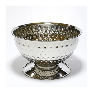 Imagem de Balde de gelo Recipiente de balde de gelo multifuncional bacia de champanhe de aço inoxidável barra de martelo Ktv bacia de vinho de gelo para famílias, festas, balde de gelo balde de vinho (cor: A