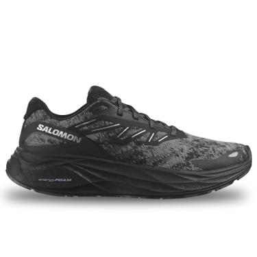 Imagem de Salomon Tênis masculino moderno AERO Glide preto/liga/ouro coral, Preto/Fantasma/Cinza Fantasma, 39