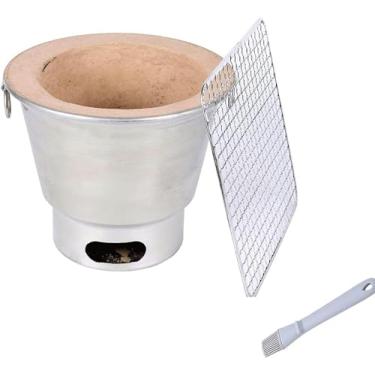 Imagem de Churrasco ao ar livre interior churrasco carvão coreano churrasco forno estilo antigo carne assada barro japonês churrasco casa comercial ao ar livre grelha de carro