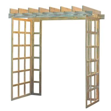 Imagem de Pergolado monta desmonta de madeira Pinus tratado 2,20x1,35 metros - M