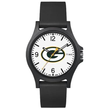 Imagem de Timex Relógio masculino Arena 40 mm - Green Bay Packers, Preto