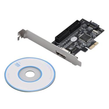 Imagem de PCI-E para eSATA II SATA II ATA Cartão adaptador de expansão JMB363 Raid Controller Card Max 3Gb/s Suporte Hot Swap para desktop