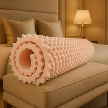 Imagem de Colchão Casca De Ovo Anti-escaras SOLTEIRO D23 Ortopédico Rosa