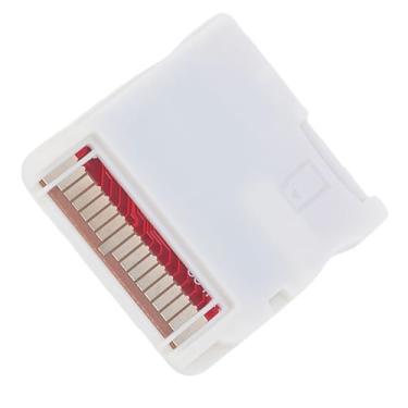 Imagem de Zyyini Dispositivo de Backup de Jogos, Cartuchos de Jogos Profissionais, Leitura de Alta Velocidade, Escrita Com Material ABS, Memória Flash GBA, Carrinho Flash para Sistemas MD GB (Conjunto WOOD HK Branco)