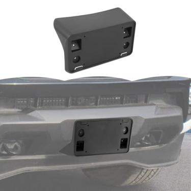 Imagem de RT-TCZ Suporte de placa de licença frontal acessórios de suporte de moldura para Chevy Colorado 2021-2022