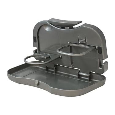 Imagem de Rack de Comida Plegável para Carro Suporte Bebidas Mesa do Banco Traseiro Celular Armazenamento Design Ultra-Fino Alta Capacidade Multifuncional Limpo Prático Viagens Dirigção Longa Distância