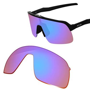 Imagem de Glintbay Lentes de óculos de sol de substituição 100% precisas para Oakley Sutro Lite OO9463 - Espelho polarizado rosa dourado flash