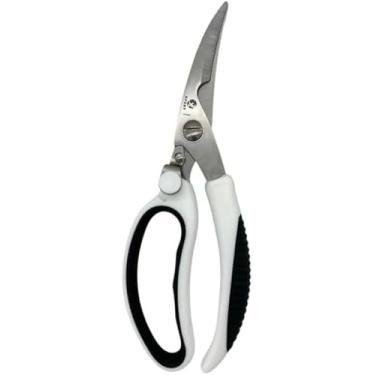 Imagem de Tesoura Culinária Profissional para Frango, Carnes e Ervas – Tesoura de Cozinha Multiuso em Aço Inox