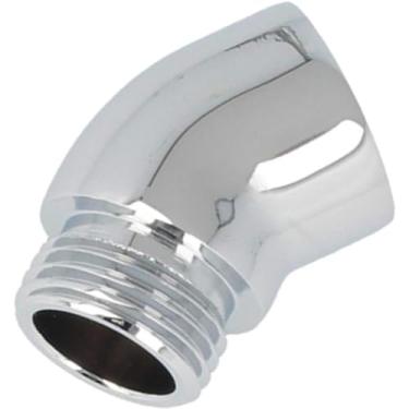 Imagem de Adaptador de Cotovelo Chuveiro G1 2 Extensão Braço com Final em Cromado A prova Ferrugem Aço Bronze Sólido Acoplamento 130 Graus Porca Ativa 360 Insta