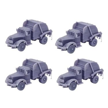 Imagem de Outland Models Conjunto de caminhão de lixo vintage miniatura escala 1:87 HO