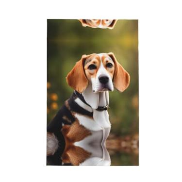 Imagem de XLLingL Beagle Toalhas de cozinha com estampa de cachorro Waffle, panos de prato de microfibra, para decoração e limpeza de cozinha - 1 peça