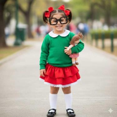 Imagem de Óculos Adulto e Infantil Quadrado Chiquinha Sem Lente - MWM MODAS